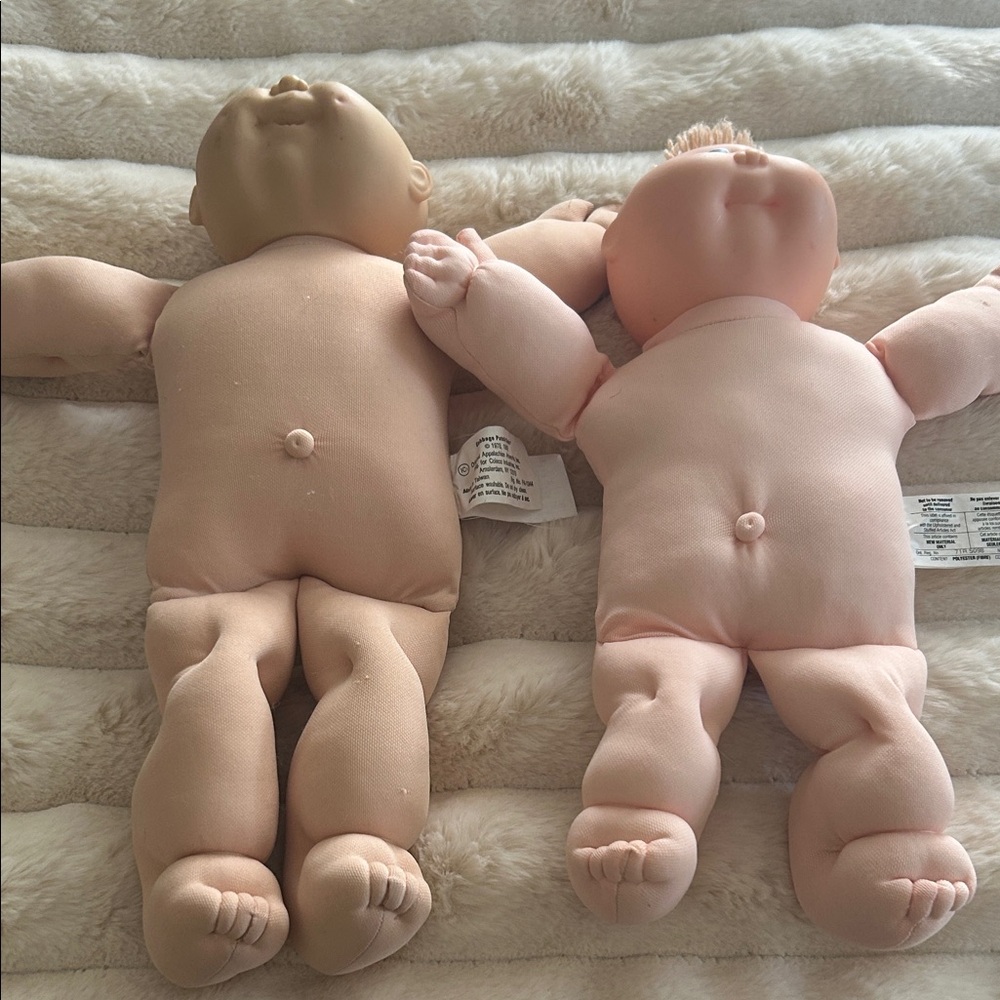 Two Vintage Cabbage Patch Dolls